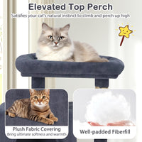 Tangkula 70 Inch Tall Cat Tree with Sisal Scratching Posts