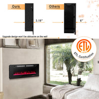 Tangkula Electric Fireplace Insert（42 inches/50 inches/72 inches）