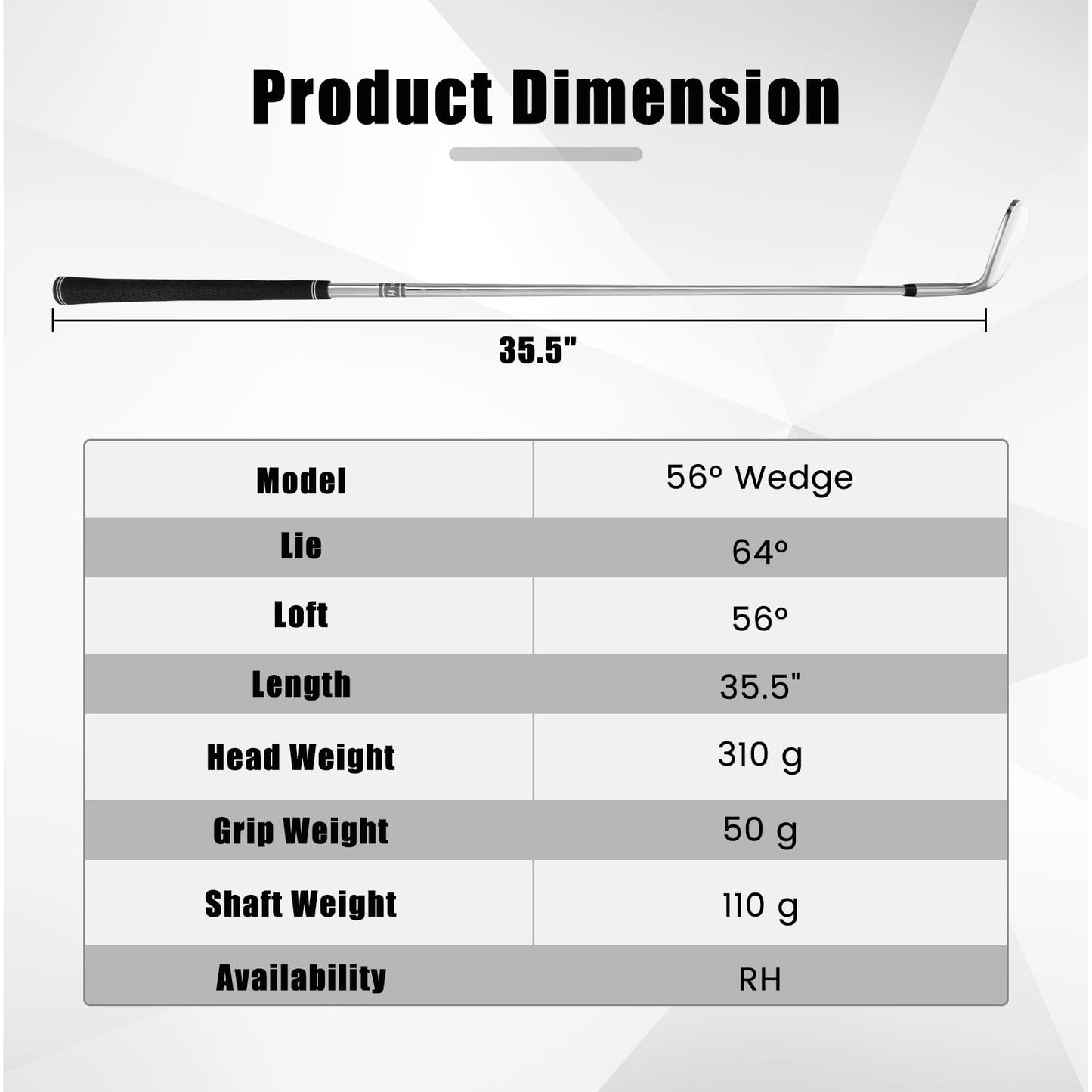 Tangkula Golf Sand Wedge Right Hand