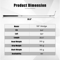 Tangkula Golf Sand Wedge Right Hand