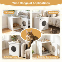 Tangkula 22 Inch Litter Box Enclosure