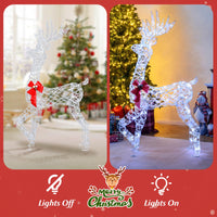 Tangkula 5 FT Lighted Christmas Reindeer