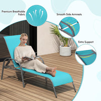 Tangkula Lounge Chair Outdoor Patio Chaise Lounge(1/2)