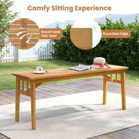 Tangkula 3 Pieces Patio Dining Set