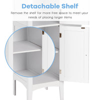 Tangkula Tall Bathroom Storage Cabinet for Bathroom Living Room Kitchen