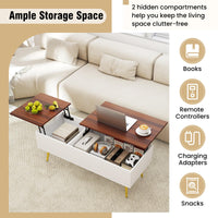 Tangkula Lift Top Coffee Table for Living Room