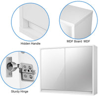 2-Tier Wall-Mounted Storage Cabinet - Tangkula