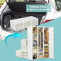 Portable Wardrobe Closet - Tangkula