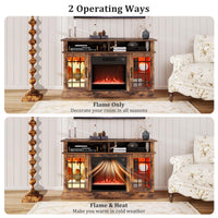 Tangkula Fireplace TV Stand for 40 Inch TV