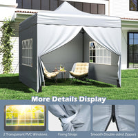 Tangkula 10x10 FT Pop Up Canopy for Party Event Camping