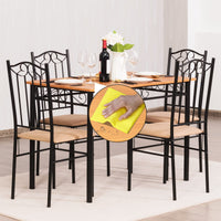 5 Piece Dining Table Set - Tangkula