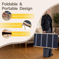 Tangkula Foldable Dog Ramp for High Bed Couch