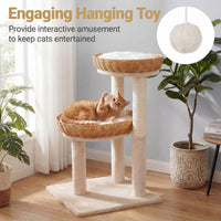 Tangkula 30 Inch Modern Cat Tree for Indoor Kittens