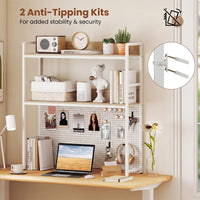 Tangkula Desktop Bookshelf for Dorm Home Office