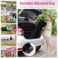 Tangkula Outdoor Tent with 3 Sidewalls & Awning for Party Picnic Event Beach Camping
