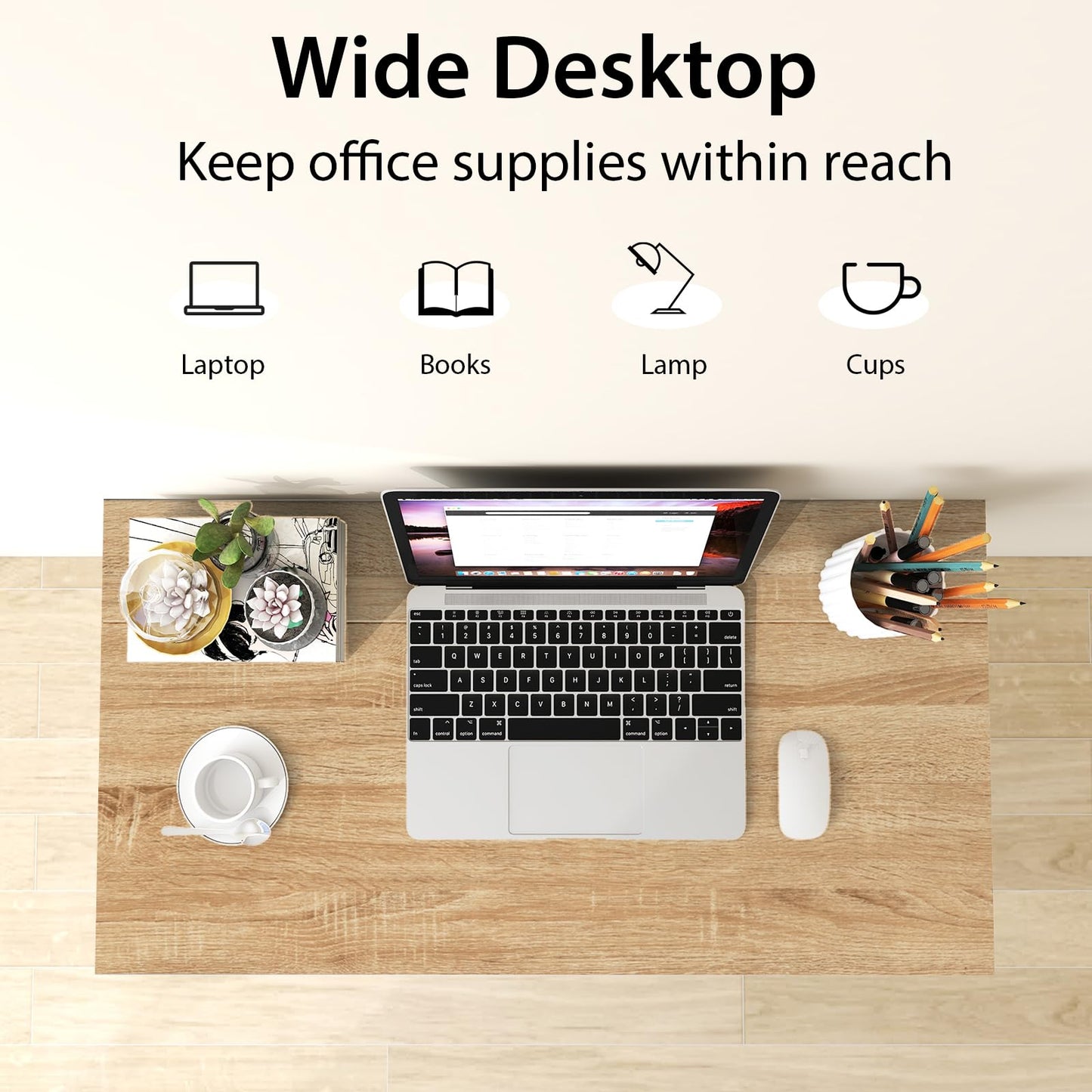 Tangkula Bureau Informatique Pliant, Bureau d'Ordinateur Portable Pliable avec Rabat de 80 cm, Bureau d'Étude pour Petits Espaces