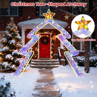 Tangkula 10.4 FT Christmas Archway for Yard