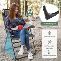 Tangkula Folding Patio Chairs Set