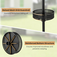Tangkula Patio Umbrella Table Tray for Beach Garden Poolside