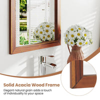 Tangkula Arched Wall Mirror