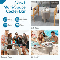 Tangkula 10 Gallon Cooler Bar Table