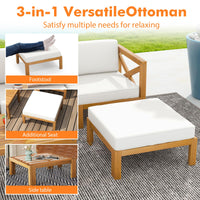 Tangkula 5 Piece Outdoor Conversation Furniture Set