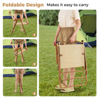 Tangkula Camping Chairs Set of 2 for Fishing Hiking Picnic Camp