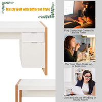White Computer Desk