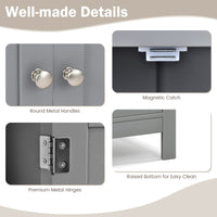 Tangkula Bathroom Storage Cabinet, Free Standing Bathroom Cabinet with Large Drawer