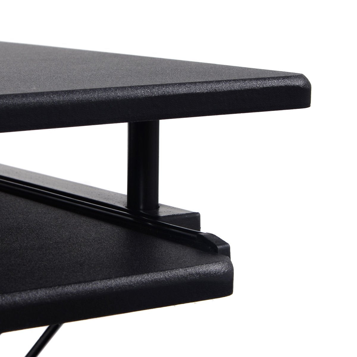 Tangkula Dorm Study Table Computer Desk for Small Space Black
