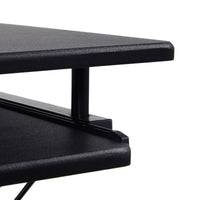 Tangkula Dorm Study Table Computer Desk for Small Space Black