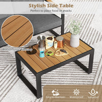 Tangkula 2 Piece Patio Furniture Set for Yard Garden Balcony Poolside