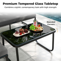 Tangkula 4 Pieces Patio Furniture Set for Garden