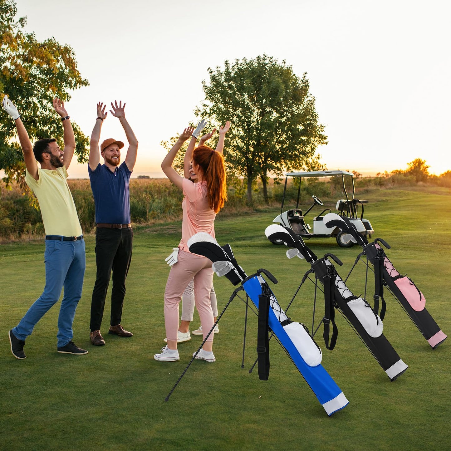 Tangkula Golf Stand Bag Lightweight Sunday Bag for The Driving Range