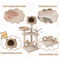 Cat Tree for Indoor Cats - Tangkula