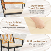 Tangkula Patio Dining Chairs Set of 2/4