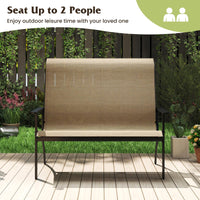 Chaise de banc Adirondack d'extérieur Tangkula pour terrasse