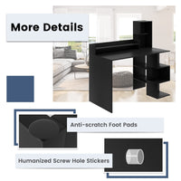 Computer Desk with Storage Bookshelf & Hutch - Tangkula