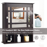 Tangkula Mirrored Medicine Cabinet