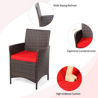 Tangkula 3-Piece Patio Conversation Set
