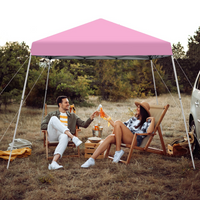 Tangkula 10 ft x 10 ft Outdoor Instant Pop-up Canopy, Folding Slanted Leg Canopy Tent