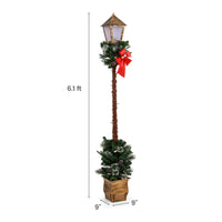 Tangkula 6.1 FT Christmas Lighted Street Lamp