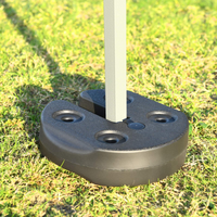 Tangkula Set of 4/6/8 Canopy Weights, 30lbs Weight Plate Kit with No-Pinch Design for Easy Installation and Removal
