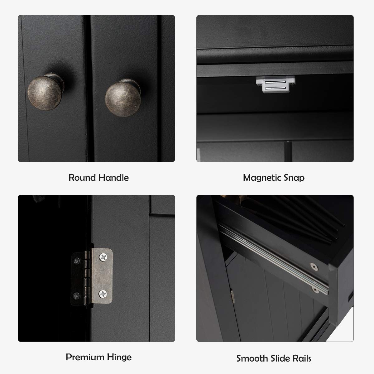 72" Freestanding Kitchen Pantry Cupboard Cabinet - Tangkula