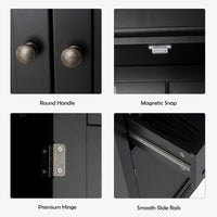 72" Freestanding Kitchen Pantry Cupboard Cabinet - Tangkula