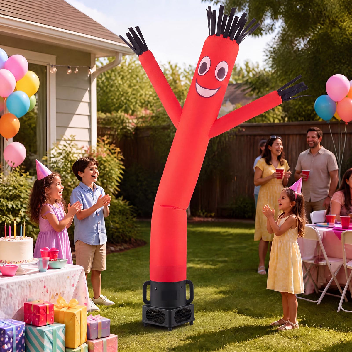 Tangkula 7 FT Inflatable Puppet Tube Man with Blower