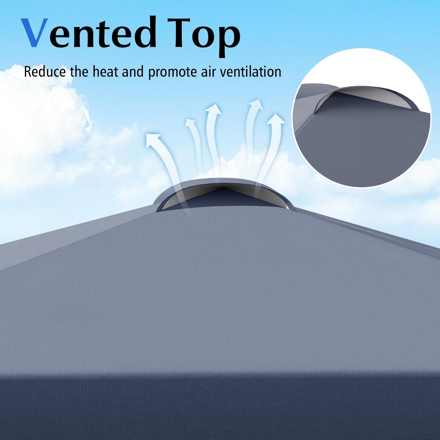 Tangkula 10x10 FT Pop up Canopy with Sidewall for Party Event Patio