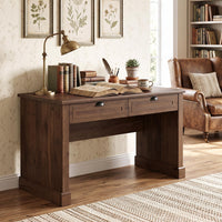 Tangkula 48” Computer Desk with 2 Drawers