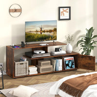 Tangkula 60" TV Stand with Charging Station