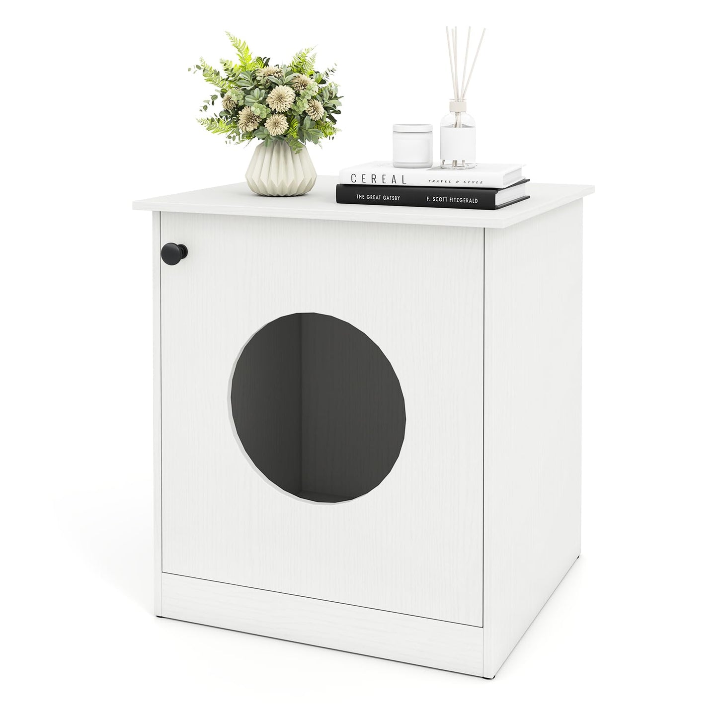 Tangkula 22 Inch Litter Box Enclosure